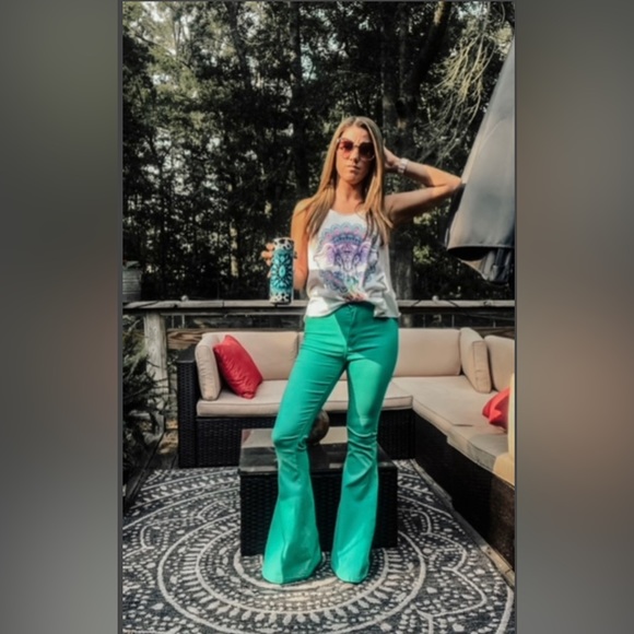 NWT Mint Bell Bottoms - Picture 2 of 4